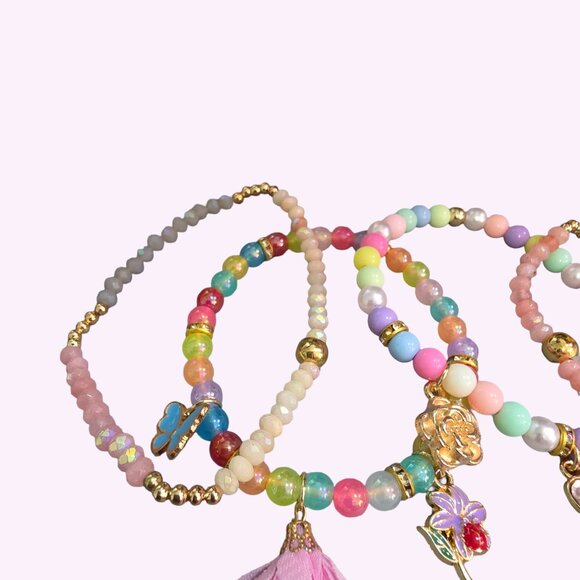 Girls Stretch Bracelets - 6 - Picture 3 of 6